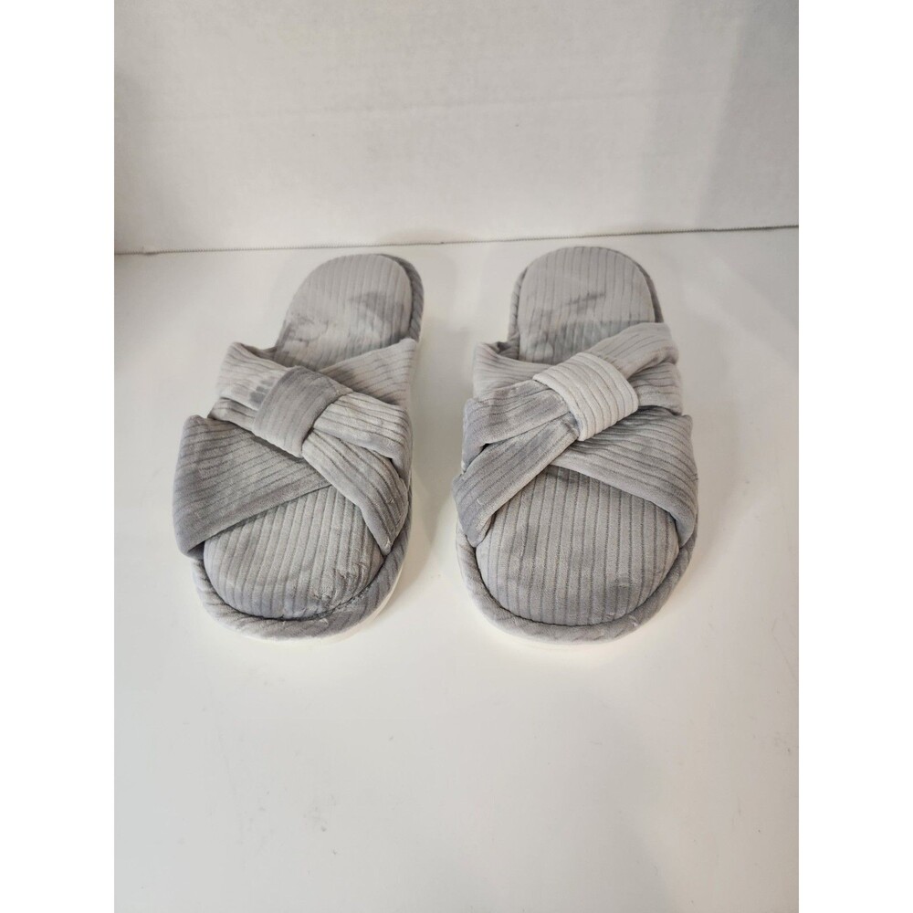 Size 38-39 Super Soft Gray House Slippers